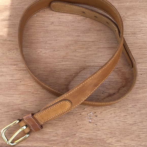 Norm Thompson thin leather belt - Picture 3 of 4